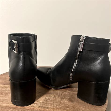 michael michael kors saylor leather ankle boot|Michael Kors boots high heel.